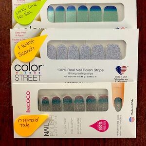 Color Street and Incoco Nail polish strips